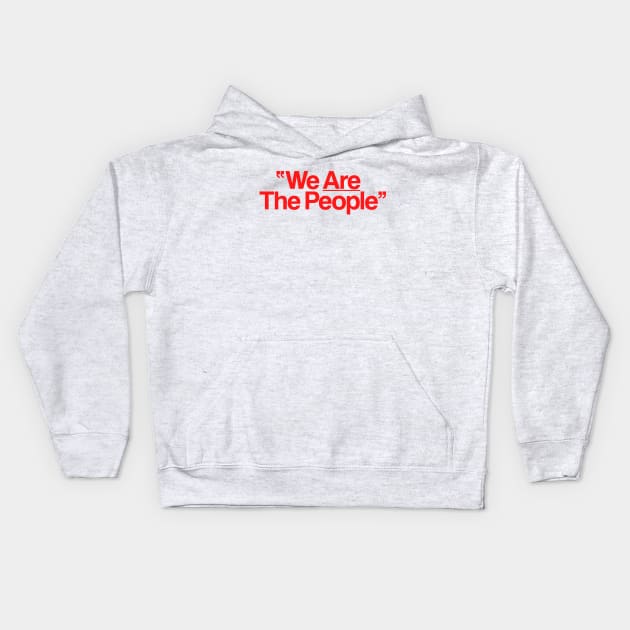 Travis Bickle ))(( Taxi Driver We Are the People Pin Kids Hoodie by darklordpug